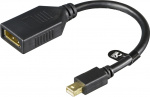 DELTACO Mini DisplayPort ha til DisplayPort, Ultra HD i 60Hz, 0,2m