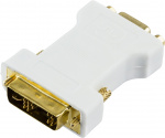 DELTACO DVI adapter analog DVI - analog VGA, ha - ho, vit DELTACO DVI adapter analog DVI - analog VGA, ha - ho, vit