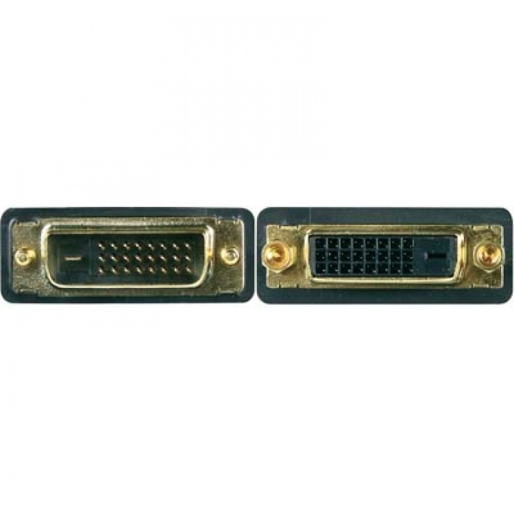 DELTACO DVI-skjermkabel Dual Link, DVI-D ha - DVI-D ho 2m (DVI-602A)