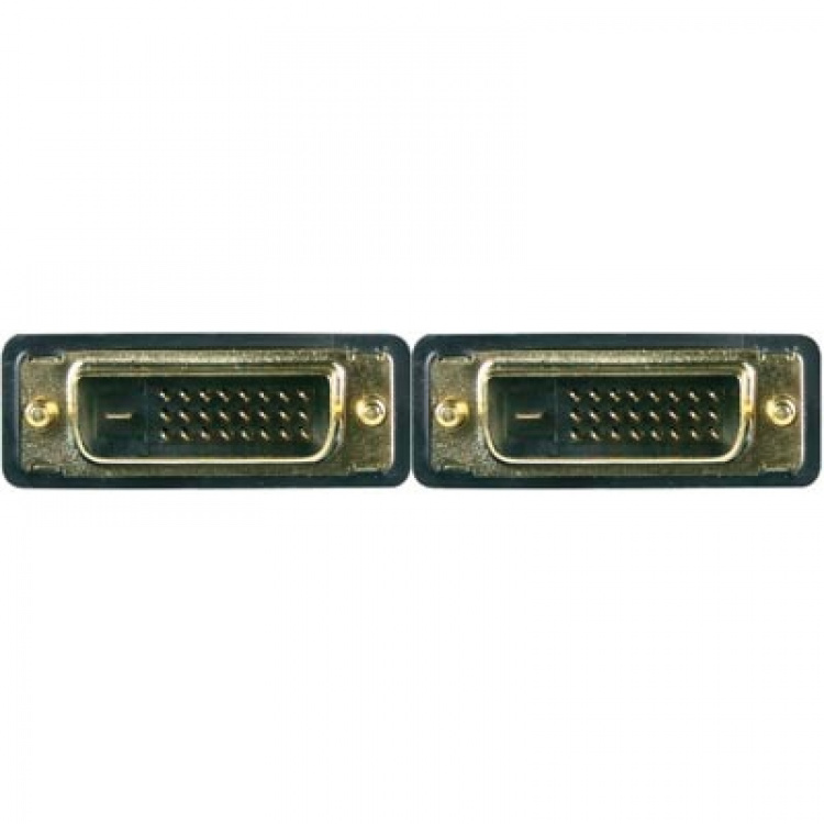 DELTACO DVI-skjermkabel Dual Link, DVI-D output-output 10m