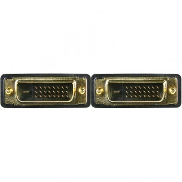 DELTACO DVI-skjermkabel Dual Link, DVI-D output-output 3m