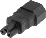 DELTACO Sr÷madapter, IEC 60320 C14 till IEC 60320 C5, 250V/2,5A, svar DELTACO Sr÷madapter, IEC 60320 C14 till IEC 60320 C5, 250V/2,5A, svar