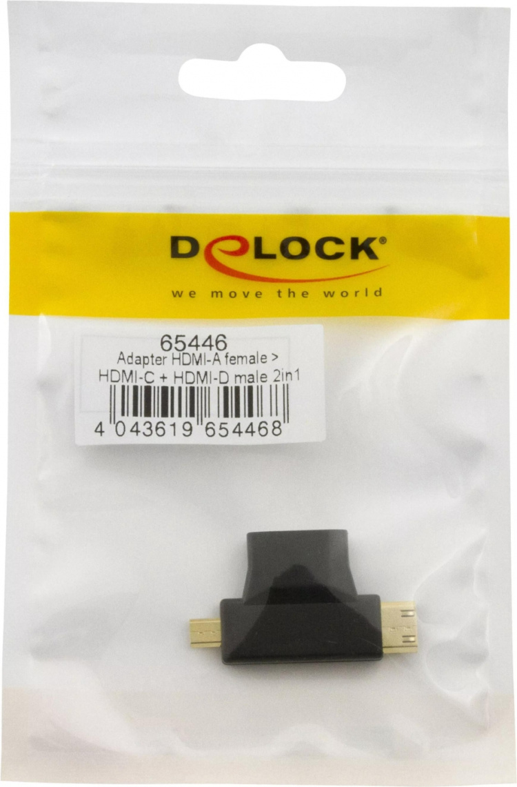 DeLOCK Adapter HDMI-A hunn (65446)