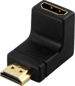 DeLOCK HDMI-adapter, 19-pinners ha til ho, vinklet (65071)