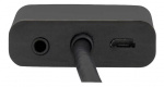 DELTACO HDMI til VGA-adapter, 19-pin ha - 15-pin+3,5mm, 0,2m, svart DELTACO HDMI til VGA-adapter, 19-pin ha - 15-pin+3,5mm, 0,2m, svart