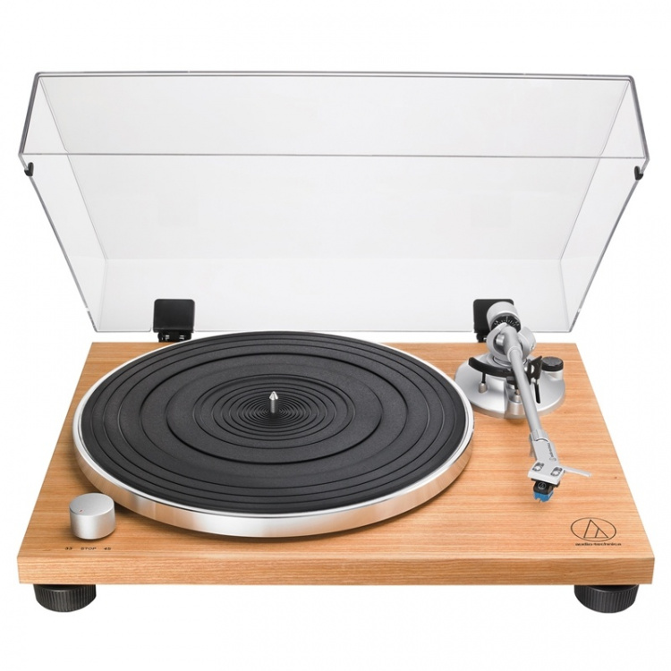 Audio-Technica Vinylspiller med helt manuell remdrift 33/45 o/min