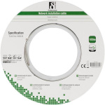 DELTACO UTP installasjonskabel Cat5e 100m rull, grÕ