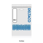 DELTACO U/UTP Cat6 patchkabel, 0,5m, Delta-certifierad, LSZH, gul