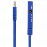 DELTACO aktiv USB 3.0-forlengelseskabel, Typ A ha - hu, 2m, blå