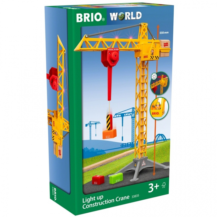 Brio 33835 Byggekran med lys