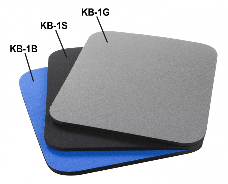 DELTACO musematte, tykkdekkende gummi, 6mm,svart