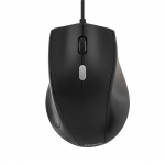 DELTACO optisk mus, 3 knapper med scroll, USB, svart (MS-774)