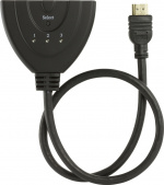 DELTACO HDMI Pigtail Switch, automatisk/manuell HDMI-bryter, tre til én, sv (HDMI-7001) DELTACO HDMI Pigtail Switch, automatisk/manuell HDMI-bryter, tre til én, sv (HDMI-7001)