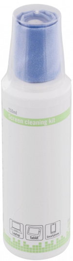 e5 rengöringskit, för rengöring av bildskärmar, microfiberduk, 250