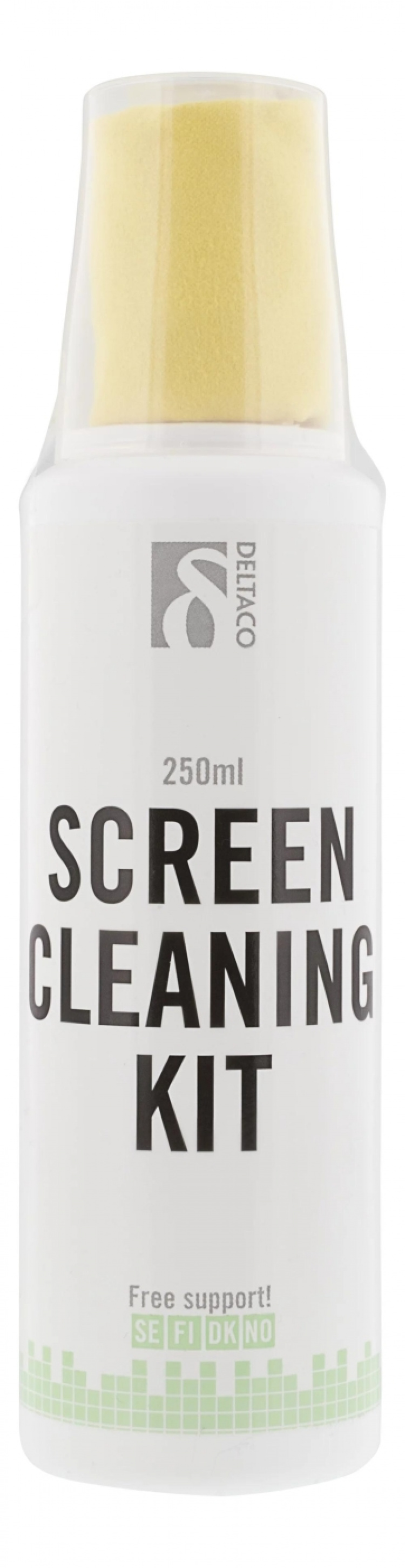 e5 rengöringskit, för rengöring av bildskärmar, microfiberduk, 250