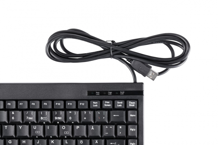 Minitangentbord USB, svart