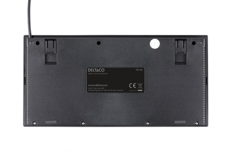 Minitangentbord USB, svart