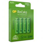 GP ReCyko oppladbare AA-batterier