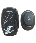 Trådløs dørklokke, 230V, 100m