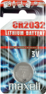 Maxellknappcellebatteri, 1-pk (CR2032) Maxellknappcellebatteri, 1-pk (CR2032)