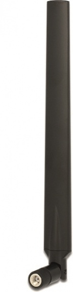 DeLOCK WLAN-antenne RP-SMA ha, 3-6 dBi, 2,4/5GHz, rundstrålende, svart (88900)