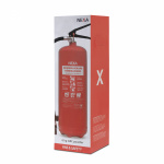 Nexa brandsläckare, RÖD 6kg ABC-pulver, väggfäste (13416)