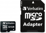 Verbatim microSDHC, 32 GB, klasse 10, inkl adapter (44083)