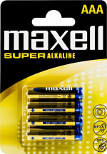 Maxell AAA LR03 super alkaliske batterier 4-pk (790336)