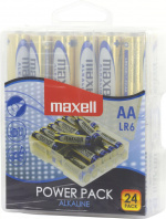 Maxell batterier, AA (LR6), alkaliske, 1,5 V, 24-pk