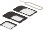 DELTACO SIM-kortsadapter, 3-pack DELTACO SIM-kortsadapter, 3-pack