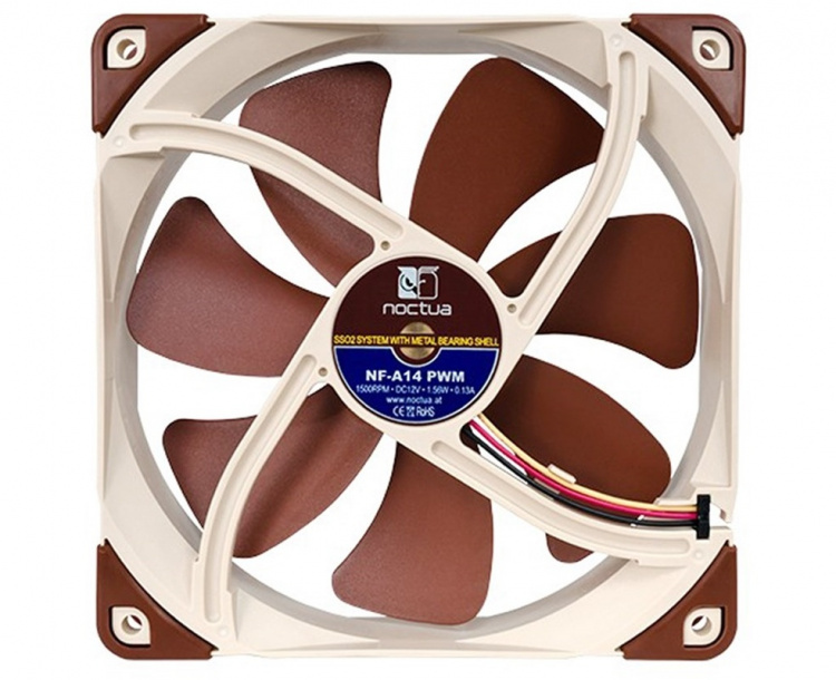 Noctua Chassisvifte 140 mm, (NF-A14-PWM)