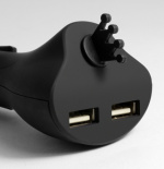 Technaxx magnetisk bilholder for smarttelefoner og nettbrett + billader (TE09)