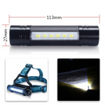 Hodelykt CREE T6 3W LED, 800lm Hodelykt CREE T6 3W LED, 800lm