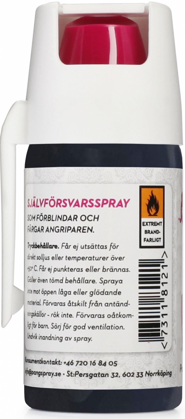 Bang spray, selvforsvarsspray farget