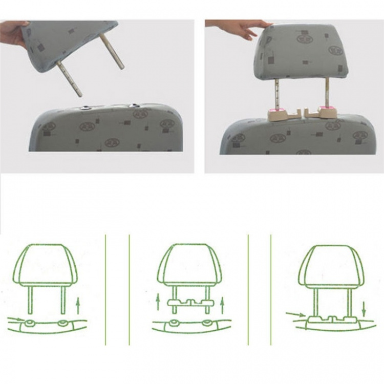 Kroker for bilnackstøtten, 2-Pack