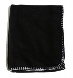 Nightingale Fleece Poncho, svart