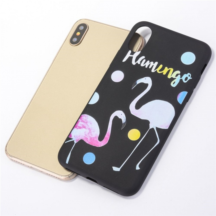 Bakdeksel til iPhone X/XS, Flamingo Bakdeksel til iPhone X/XS, Flamingo