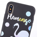 Bakdeksel til iPhone X/XS, Flamingo Bakdeksel til iPhone X/XS, Flamingo