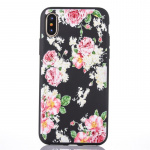 Bakdeksel til iPhone X/XS, Flowers Bakdeksel til iPhone X/XS, Flowers