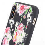 Bakdeksel til iPhone X/XS, Flowers Bakdeksel til iPhone X/XS, Flowers