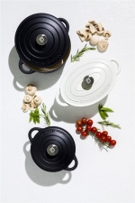 Orrefors Jernverk gjutjärnsgryta, 5 liter, svart