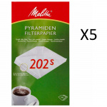 Melitta Kaffefilter 202 100pakning 5dfpX100stk