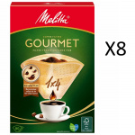 Melitta Kaffefilter Gourmet 1X4 Ubleket 80stk X8dfp Melitta Kaffefilter Gourmet 1X4 Ubleket 80stk X8dfp