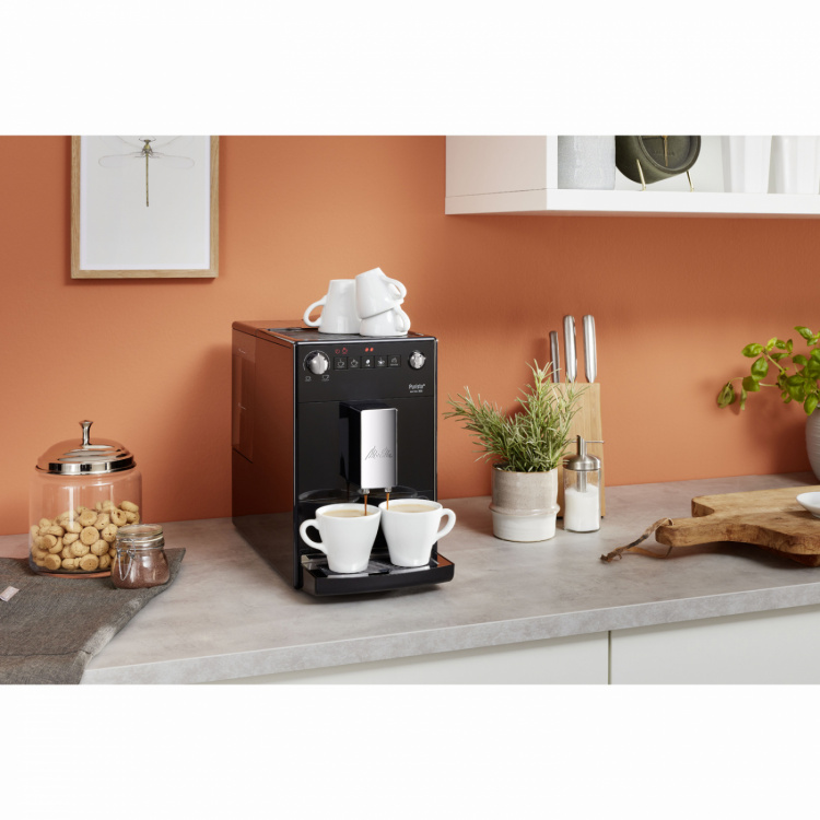 Melitta Purista Black Helautomatisk kaffemaskin Melitta Purista Black Helautomatisk kaffemaskin