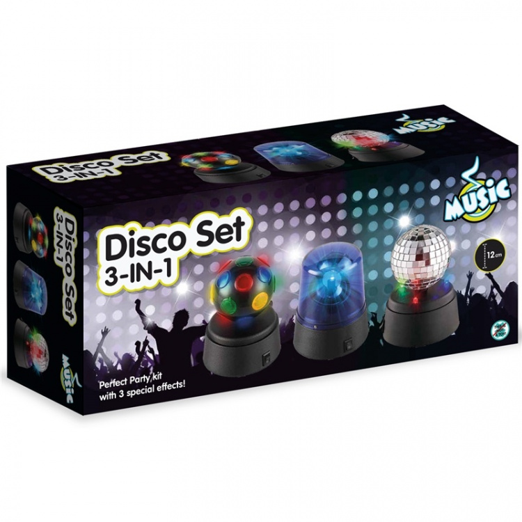 Music Disco-sett 3-IN-1