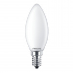 Philips 2-pakning LED E14 Crown 40W Frost 470lm Philips 2-pakning LED E14 Crown 40W Frost 470lm