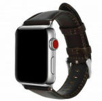 Klokkearmbånd i imitert skinn til Apple Watch, 42/44/45mm, Brun Klokkearmbånd i imitert skinn til Apple Watch, 42/44/45mm, Brun
