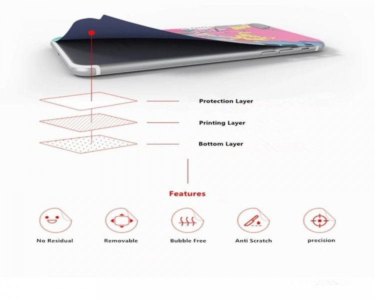 Skin til Iphone XR Cloudy - Mørkeblå