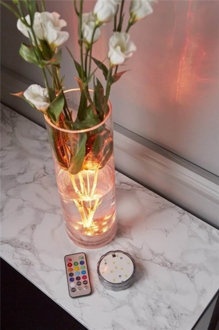 LED Ljus till bubbelbad, Pool, badkar. Vattentät, Water Candle