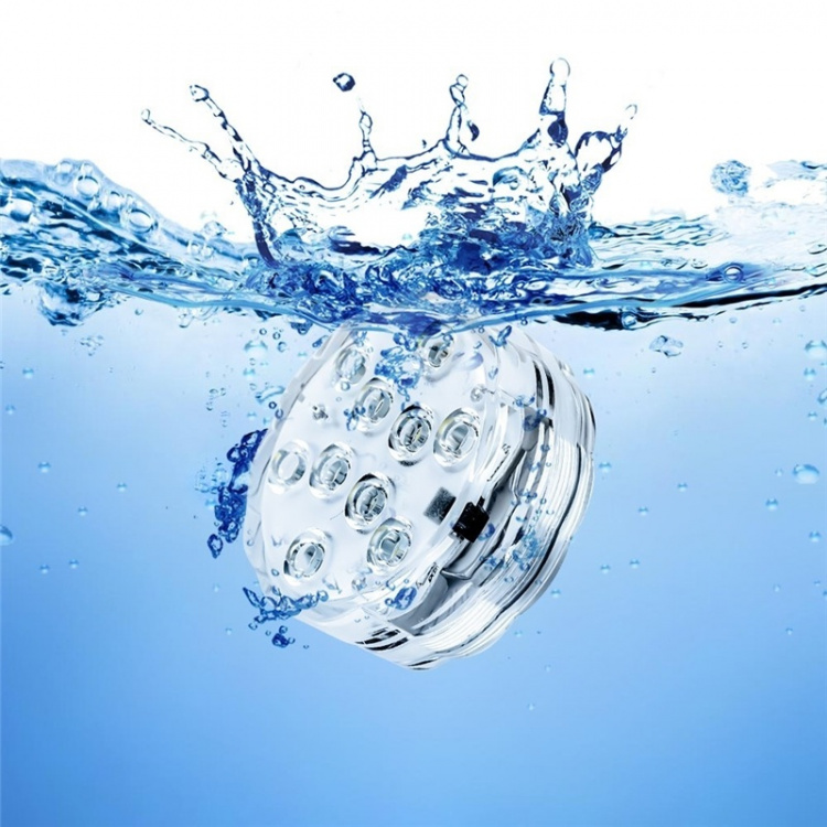 LED Ljus till bubbelbad, Pool, badkar. Vattentät, Water Candle